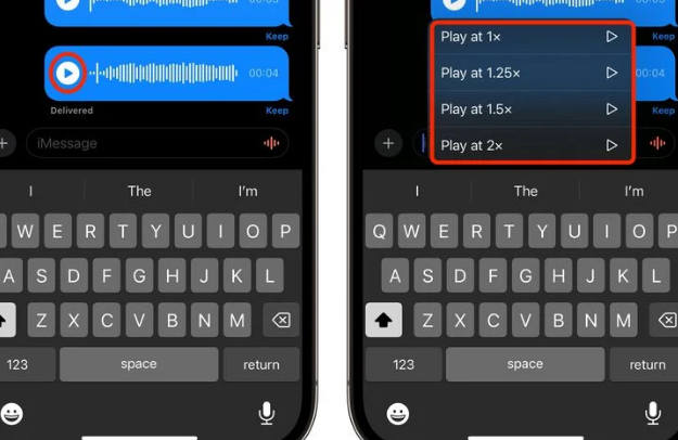 宁明苹果15维修中心分享iPhone15如何调整音频消息速度