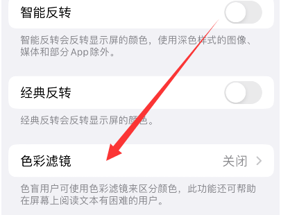 宁明苹果14正规维修分享iPhone14如何关闭色彩滤镜 