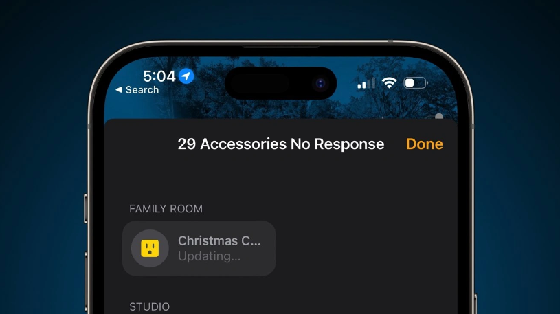 宁明苹果手机维修分享iOS 16.2 用户升级 HomeKit 时卡死怎么办 