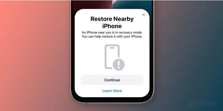 宁明苹果手机维修分享iOS 18无线恢复功能可用另一部iPhone恢复变砖的iPhone 16 